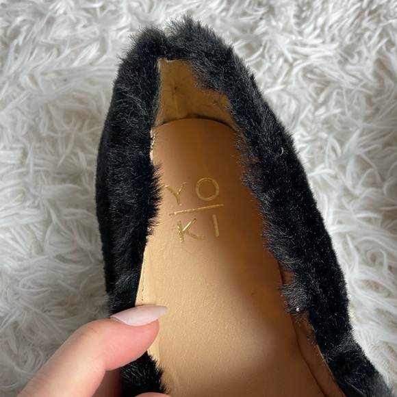 Black Dark Sleeping Pixie Fuzzy Slippers Dolls Kill - Picture 6 of 7